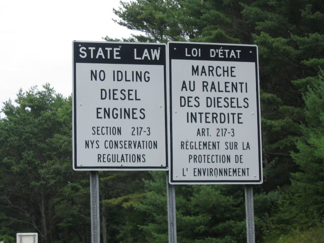 Bilingual street signs